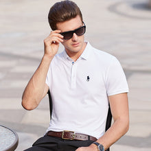 Load image into Gallery viewer, Summer 2020 Men's T-shirt Cotton Men's Short Sleeve T-shirt Polo Ralph Shirt Business Middle-aged Men's Top Tees 9921