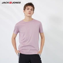 Load image into Gallery viewer, JackJones Men's Cotton T-shirt Solid Color Ice Cool Touch Fabric Men's Basic Top Fashion t shirt Jack Jones tshirt 220101546