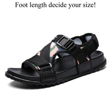 Load image into Gallery viewer, Casual Men Sandals Summer Shoes Sandal Mens Sandles Outdoor Breathable Comfort Slip on Plus Size Open Shoes Sandalias Hombre EVA