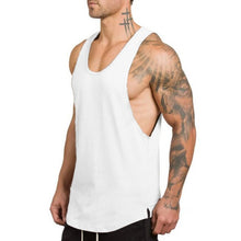 Load image into Gallery viewer, Brand gym clothing cotton singlets canotte bodybuilding stringer tank top men fitness shirt muscle guys sleeveless vest Tanktop