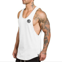 Load image into Gallery viewer, Brand gym clothing cotton singlets canotte bodybuilding stringer tank top men fitness shirt muscle guys sleeveless vest Tanktop