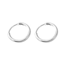 Load image into Gallery viewer, 40mm 60mm 70mm 80mm Exaggerate Big Smooth Circle Hoop Earrings Brincos Simple Party Round Loop Earrings for Women Jewelry