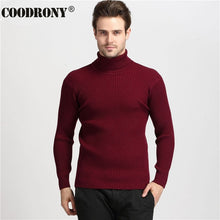Load image into Gallery viewer, COODRONY Winter Thick Warm Cashmere Sweater Men Turtleneck Mens Sweaters Slim Fit Pullover Men Classic Wool Knitwear Pull Homme