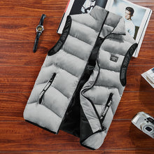 Load image into Gallery viewer, Fashion Mens Jacket Sleeveless Vest Spring Thermal Soft Vests Casual Coats Male Cotton Men's Vest Men Thicken Waistcoat 8XL