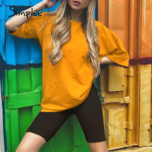 Load image into Gallery viewer, Simplee Casual solid new women's two piece suit including belt solid color home loose sports fashion leisure suit summer 2020
