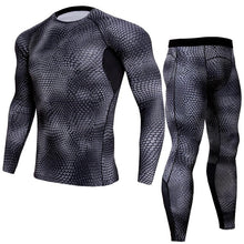 Load image into Gallery viewer, Men&#39;s full suit tracksuit Compressed clothes Sport Wear For Men Run Base layer set  Gym Jogging Suit Fitness Tights leggings 4XL
