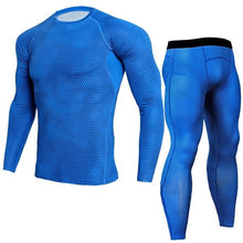Load image into Gallery viewer, Men&#39;s full suit tracksuit Compressed clothes Sport Wear For Men Run Base layer set  Gym Jogging Suit Fitness Tights leggings 4XL
