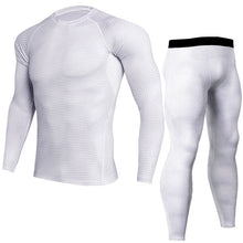Load image into Gallery viewer, Men&#39;s full suit tracksuit Compressed clothes Sport Wear For Men Run Base layer set  Gym Jogging Suit Fitness Tights leggings 4XL
