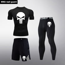 Load image into Gallery viewer, Men&#39;s full suit tracksuit Compressed clothes Sport Wear For Men Run Base layer set  Gym Jogging Suit Fitness Tights leggings 4XL

