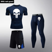 Load image into Gallery viewer, Men&#39;s full suit tracksuit Compressed clothes Sport Wear For Men Run Base layer set  Gym Jogging Suit Fitness Tights leggings 4XL
