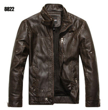 Load image into Gallery viewer, New arrive brand motorcycle leather jacket men men&#39;s leather jackets jaqueta de couro masculina mens leather coats
