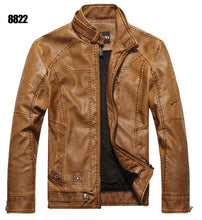 Load image into Gallery viewer, New arrive brand motorcycle leather jacket men men&#39;s leather jackets jaqueta de couro masculina mens leather coats
