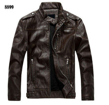Load image into Gallery viewer, New arrive brand motorcycle leather jacket men men&#39;s leather jackets jaqueta de couro masculina mens leather coats
