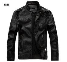 Load image into Gallery viewer, New arrive brand motorcycle leather jacket men men&#39;s leather jackets jaqueta de couro masculina mens leather coats
