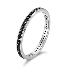 Load image into Gallery viewer, 2020 TOP SALE Authentic 925 Sterling Silver 2 Colors Dazzling CZ Stackable Rings for Women Wedding Jewelry Mother Gift SCR114
