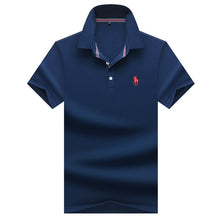 Load image into Gallery viewer, Summer 2020 Men&#39;s T-shirt Cotton Men&#39;s Short Sleeve T-shirt Polo Ralph Shirt Business Middle-aged Men&#39;s Top Tees 9921
