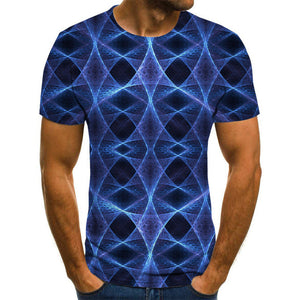 Summer Three-dimensional 3D vortex T-shirt Men Women Fashion 3D T Shirt Short Sleeve Harajuku Hip Hop Cute Tshirt