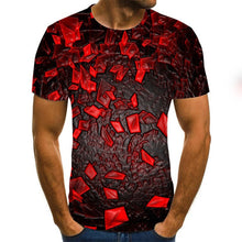 Load image into Gallery viewer, Summer Three-dimensional 3D vortex T-shirt Men Women Fashion 3D T Shirt Short Sleeve Harajuku Hip Hop Cute Tshirt
