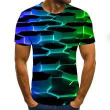 Load image into Gallery viewer, Summer Three-dimensional 3D vortex T-shirt Men Women Fashion 3D T Shirt Short Sleeve Harajuku Hip Hop Cute Tshirt
