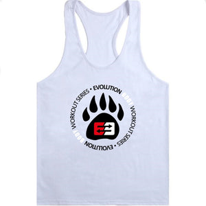 2019  Men Fitness Singlet Sleeveless Shirt Cotton Muscle Guys Brand Undershirt for Boy Vest Gyms Clothing Bodybuilding Tank Tops