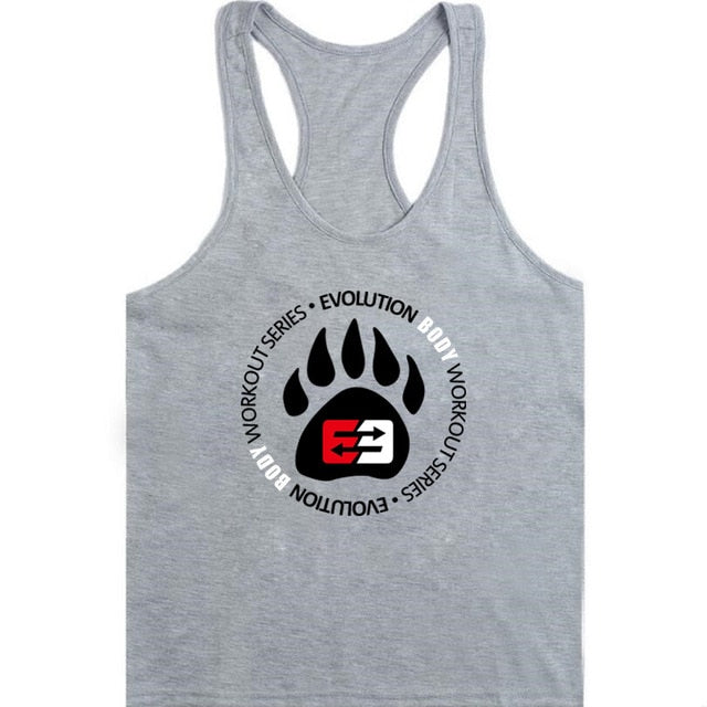 2019  Men Fitness Singlet Sleeveless Shirt Cotton Muscle Guys Brand Undershirt for Boy Vest Gyms Clothing Bodybuilding Tank Tops