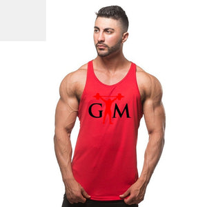 2019  Men Fitness Singlet Sleeveless Shirt Cotton Muscle Guys Brand Undershirt for Boy Vest Gyms Clothing Bodybuilding Tank Tops