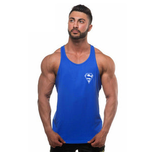 2019  Men Fitness Singlet Sleeveless Shirt Cotton Muscle Guys Brand Undershirt for Boy Vest Gyms Clothing Bodybuilding Tank Tops
