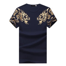Load image into Gallery viewer, Summer Fashion Men&#39;s T Shirt Casual Patchwork Short Sleeve T Shirt Mens Clothing Trend Casual Slim Fit Hip-Hop Top Tees 5XL
