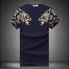 Load image into Gallery viewer, Summer Fashion Men&#39;s T Shirt Casual Patchwork Short Sleeve T Shirt Mens Clothing Trend Casual Slim Fit Hip-Hop Top Tees 5XL
