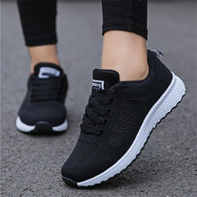 Load image into Gallery viewer, Women Casual Shoes Fashion Breathable Walking Mesh Flat Shoes Woman White Sneakers Women 2019 Tenis Feminino Gym Shoes Sport
