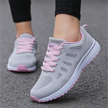 Load image into Gallery viewer, Women Casual Shoes Fashion Breathable Walking Mesh Flat Shoes Woman White Sneakers Women 2019 Tenis Feminino Gym Shoes Sport
