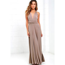 Load image into Gallery viewer, Sexy Women Multiway Wrap Convertible Boho Maxi Club Red Dress Bandage Long Dress Party Bridesmaids Infinity Robe Longue Femme
