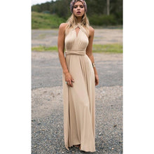 Load image into Gallery viewer, Sexy Women Multiway Wrap Convertible Boho Maxi Club Red Dress Bandage Long Dress Party Bridesmaids Infinity Robe Longue Femme
