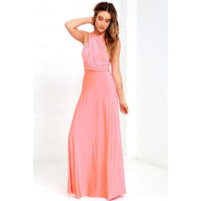 Load image into Gallery viewer, Sexy Women Multiway Wrap Convertible Boho Maxi Club Red Dress Bandage Long Dress Party Bridesmaids Infinity Robe Longue Femme
