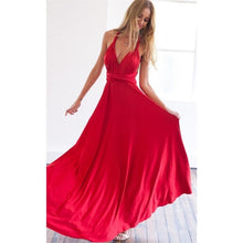 Load image into Gallery viewer, Sexy Women Multiway Wrap Convertible Boho Maxi Club Red Dress Bandage Long Dress Party Bridesmaids Infinity Robe Longue Femme
