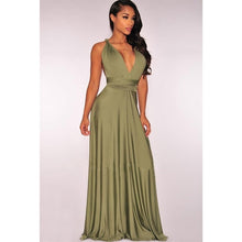 Load image into Gallery viewer, Sexy Women Multiway Wrap Convertible Boho Maxi Club Red Dress Bandage Long Dress Party Bridesmaids Infinity Robe Longue Femme

