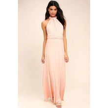 Load image into Gallery viewer, Sexy Women Multiway Wrap Convertible Boho Maxi Club Red Dress Bandage Long Dress Party Bridesmaids Infinity Robe Longue Femme
