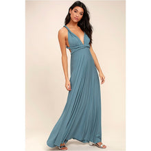 Load image into Gallery viewer, Sexy Women Multiway Wrap Convertible Boho Maxi Club Red Dress Bandage Long Dress Party Bridesmaids Infinity Robe Longue Femme
