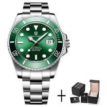 Load image into Gallery viewer, PAGANI Design Brand Luxury Men Watches Automatic Black Watch Men Stainless Steel Waterproof Business Sport Mechanical Wristwatch
