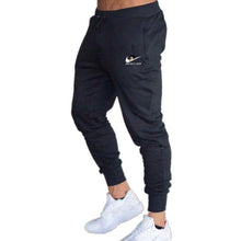Load image into Gallery viewer, Fashion new logo men&#39;s fitness trousers cotton men&#39;s sports and fitness pants casual sports pants jogging pants tight trousers
