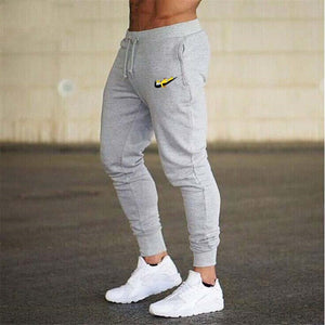 Fashion new logo men's fitness trousers cotton men's sports and fitness pants casual sports pants jogging pants tight trousers