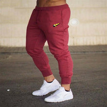 Load image into Gallery viewer, Fashion new logo men&#39;s fitness trousers cotton men&#39;s sports and fitness pants casual sports pants jogging pants tight trousers

