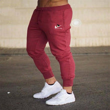 Load image into Gallery viewer, Fashion new logo men&#39;s fitness trousers cotton men&#39;s sports and fitness pants casual sports pants jogging pants tight trousers
