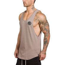 Load image into Gallery viewer, Brand gym clothing cotton singlets canotte bodybuilding stringer tank top men fitness shirt muscle guys sleeveless vest Tanktop
