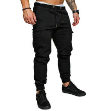 Load image into Gallery viewer, Outono calças masculinas hip hop harem joggers calças 2020 novas calças masculinas dos corredores sólido multi-bolso calças moletom M-4XL
