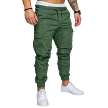 Load image into Gallery viewer, Outono calças masculinas hip hop harem joggers calças 2020 novas calças masculinas dos corredores sólido multi-bolso calças moletom M-4XL
