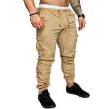 Load image into Gallery viewer, Outono calças masculinas hip hop harem joggers calças 2020 novas calças masculinas dos corredores sólido multi-bolso calças moletom M-4XL
