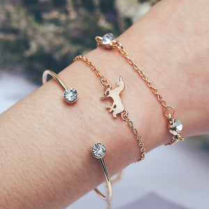 Juego de pulseras Bohemias de 30 estilos para mujeres Shell Star mapa lotus piña corazón Piedra Natural cadenas brazalete Boho joyería