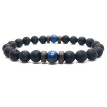 Load image into Gallery viewer, Men Bracelet Natural Moonstone Bead Tibetan Buddha Bracelet chakra Lava Stone Diffuser Bracelets Men Jewelry gift Drop Shipping
