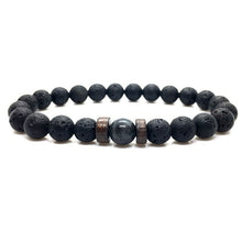 Load image into Gallery viewer, Men Bracelet Natural Moonstone Bead Tibetan Buddha Bracelet chakra Lava Stone Diffuser Bracelets Men Jewelry gift Drop Shipping
